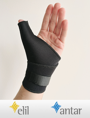 Muñequera Neoprene Boomerang c/inc. Pulgar