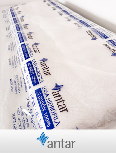 Gasa hidrófila tubular no estéril