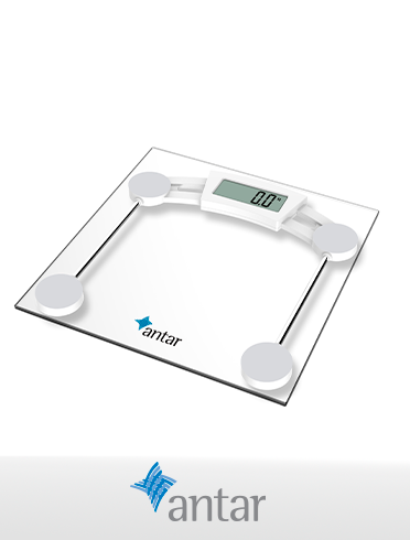 Balanza digital de baño blanca