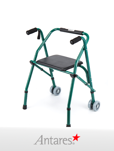Andador de Aluminio Rollator plegable | Asiento