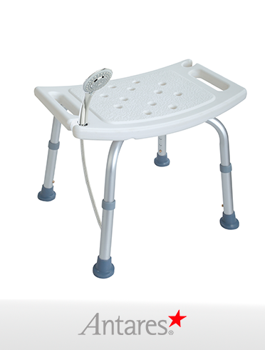 Silla para Ducha de Aluminio | Asiento sin respaldo