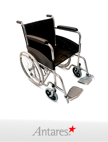 Silla de Ruedas Cromada